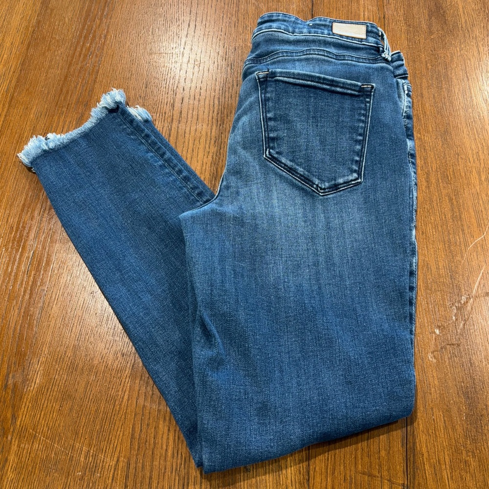 Dear John Joyrich Comfort Skinny Frayed Hem Jeans 29